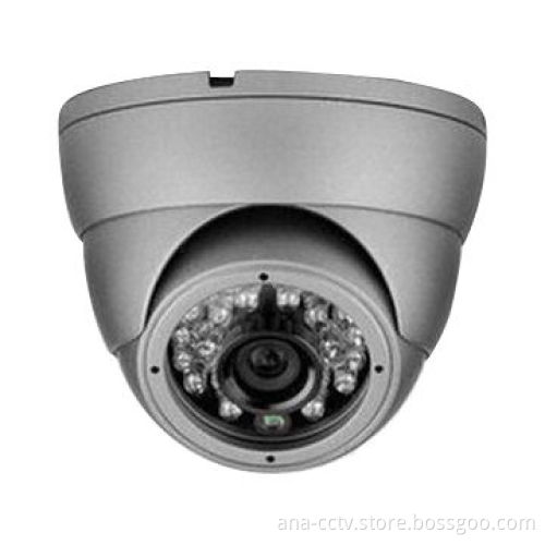 3.6/2.8/6/8mm 1/3-inch Sony CCD 550TVL IP67 IR Metal Waterproof Dome Camera with 24pcs of IR LEDs